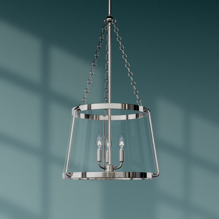 Millennium Lighting Adabella 17.75" 5Lt Pendant, Nickel/Clear