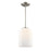 Millennium Lighting Laphia 1Lt 11" Pendant, Nickel/Etched Opal - 214101-BN