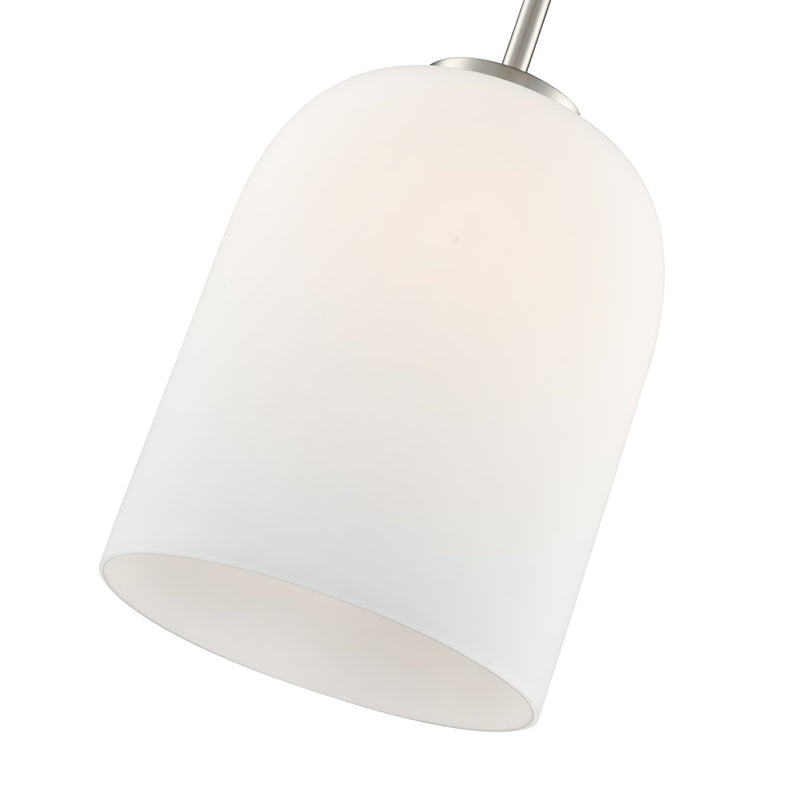 Millennium Lighting Laphia 1Lt 11" Pendant, Nickel/Etched Opal