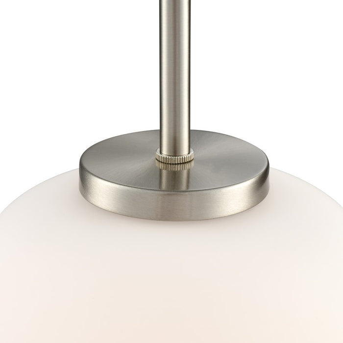 Millennium Lighting Laphia 1Lt 11" Pendant, Nickel/Etched Opal