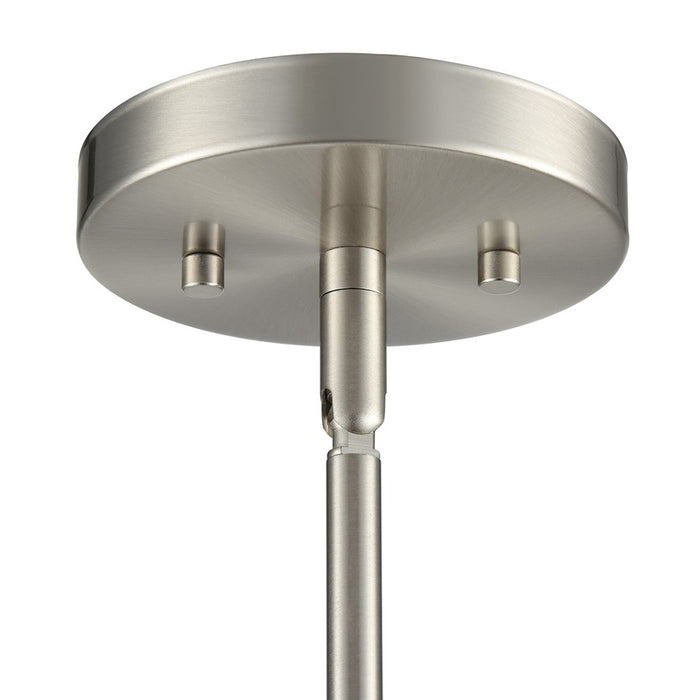 Millennium Lighting Laphia 1Lt 11" Pendant, Nickel/Etched Opal