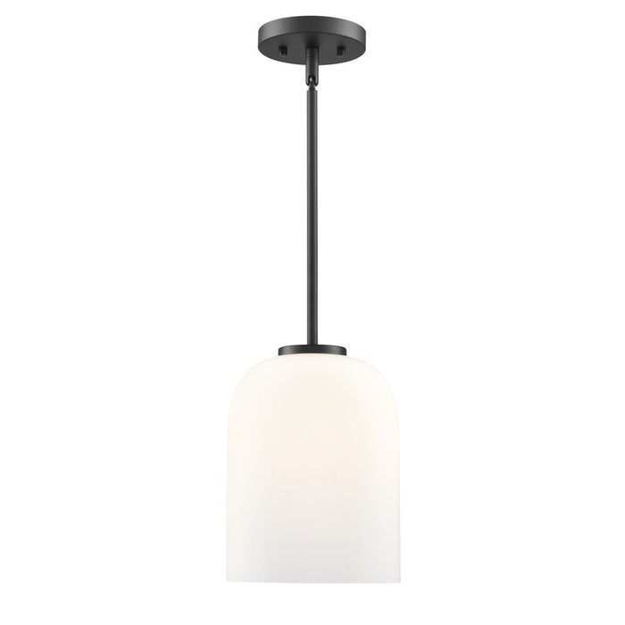 Millennium Lighting Laphia 1Lt 11" Pendant, Black/Etched Opal