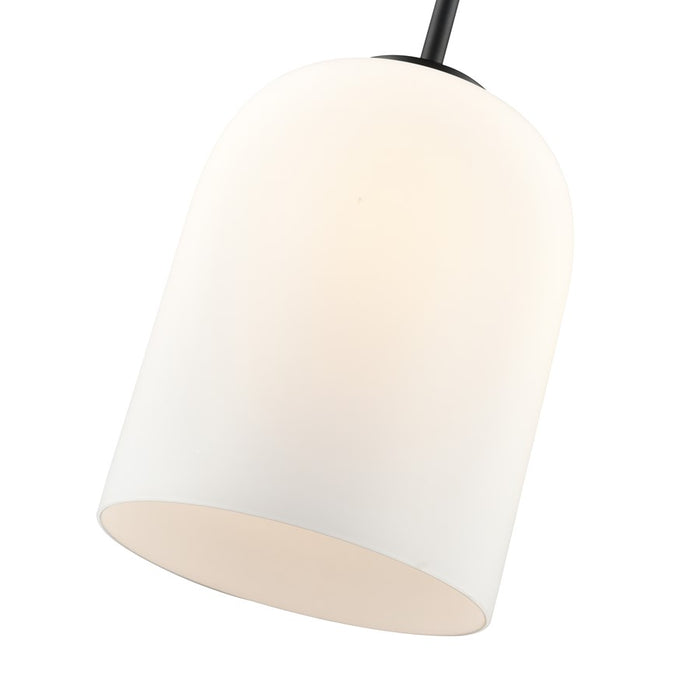 Millennium Lighting Laphia 1Lt 11" Pendant, Black/Etched Opal