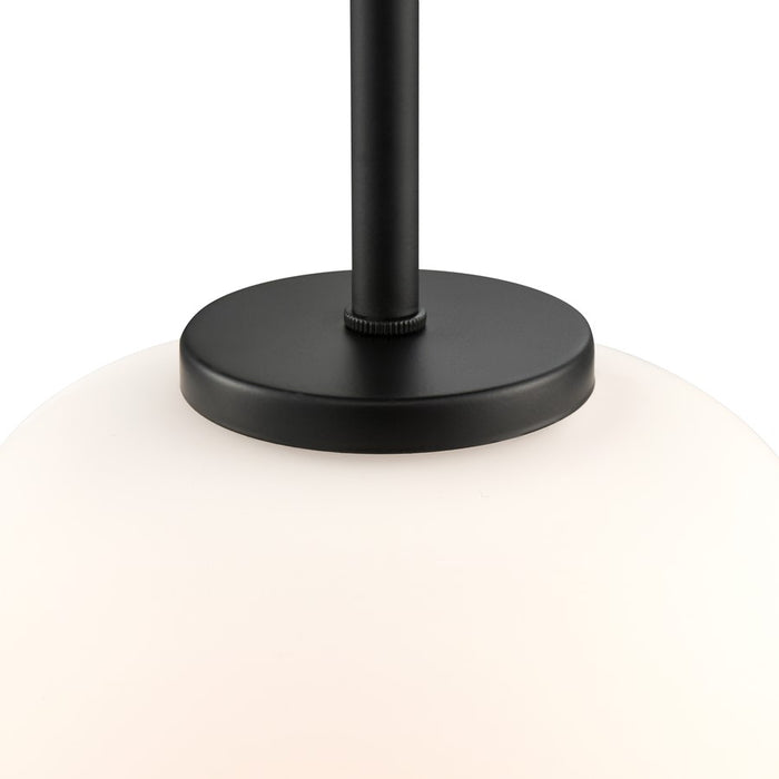 Millennium Lighting Laphia 1Lt 11" Pendant, Black/Etched Opal