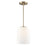 Millennium Lighting Laphia 1Lt 11" Pendant, Modern Gold/Etched Opal