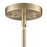 Millennium Lighting Laphia 1Lt 11" Pendant, Modern Gold/Etched Opal