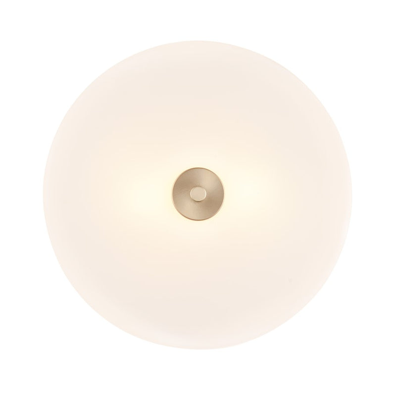Millennium Lighting Laphia 2Lt 13" Flushmount, Gold/Etched Opal