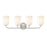 Millennium Lighting Laphia 4Lt 28" Vanity, Nickel/Etched Opal