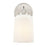 Millennium Lighting Laphia 1Lt 5" Wall Sconce, Nickel/Etched Opal