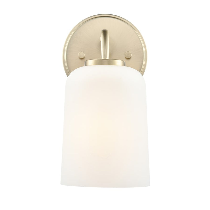 Millennium Lighting Laphia 1Lt 5" Wall Sconce, Gold/Etched Opal