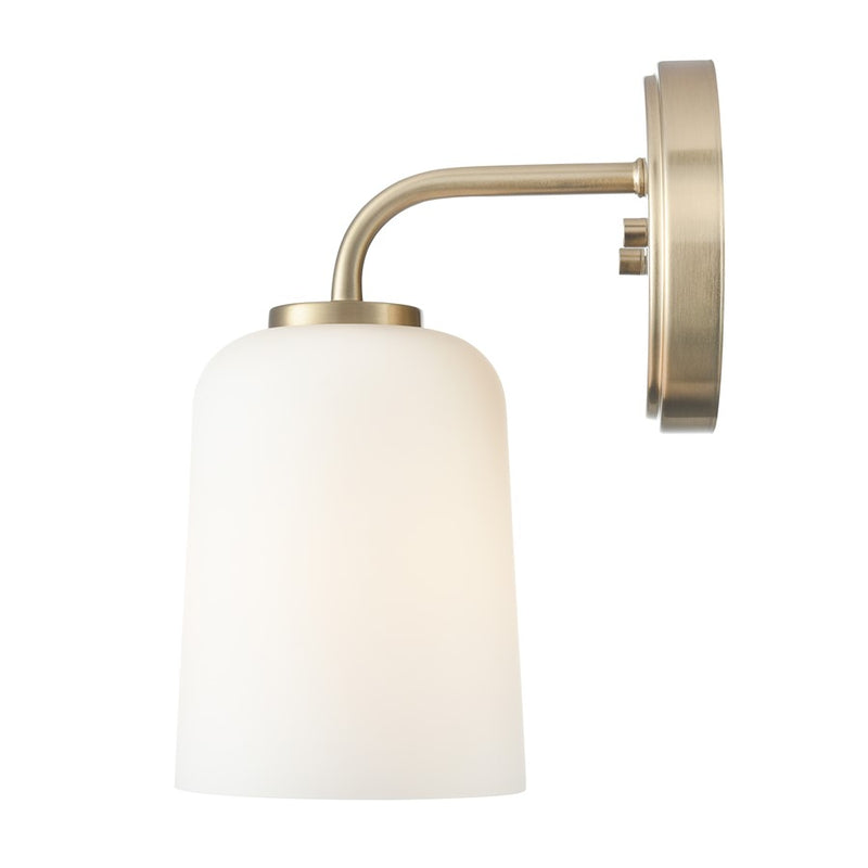 Millennium Lighting Laphia 1Lt 5" Wall Sconce, Gold/Etched Opal