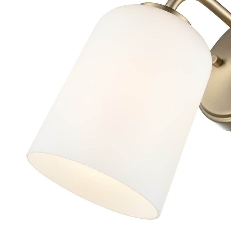 Millennium Lighting Laphia 1Lt 5" Wall Sconce, Gold/Etched Opal