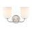 Millennium Lighting Laphia 2Lt 14" Vanity, Nickel/Etched Opal
