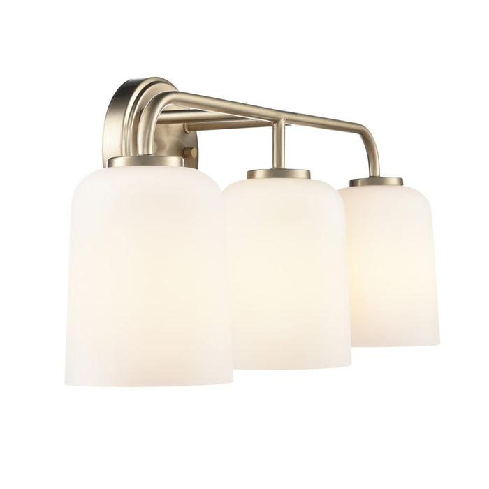 Millennium Lighting Laphia 3Lt 22" Vanity, Modern Gold/Etched Opal