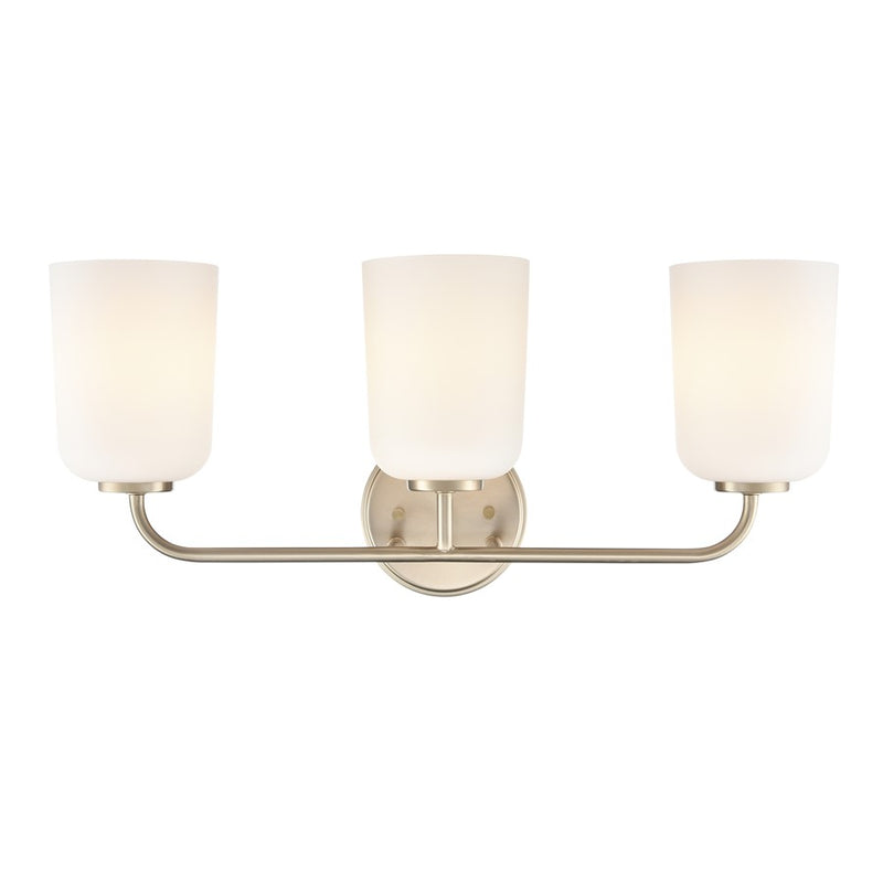 Millennium Lighting Laphia 3Lt 22" Vanity, Modern Gold/Etched Opal