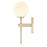 Millennium Lighting Coretta 1Lt 6" Wall Sconce, Gold/Frosted Fluted