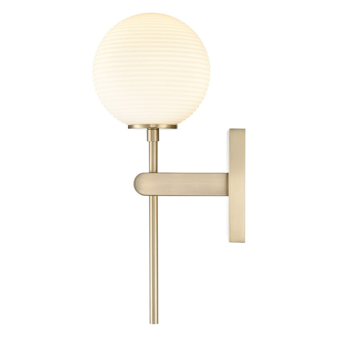 Millennium Lighting Coretta 1Lt 6" Wall Sconce, Gold/Frosted Fluted