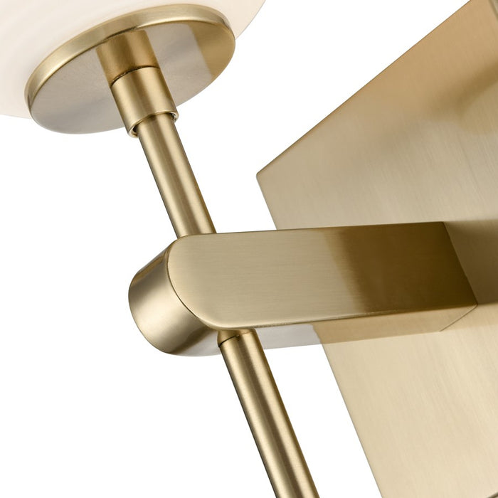Millennium Lighting Coretta 1Lt 6" Wall Sconce, Gold/Frosted Fluted