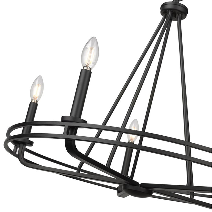 Millennium Lighting Jody 5Lt 27" Chandelier, Black