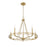Millennium Lighting Jody 5Lt 27" Chandelier, Vintage Brass - 21605-VB