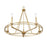 Millennium Lighting Jody 5Lt 27" Chandelier, Vintage Brass