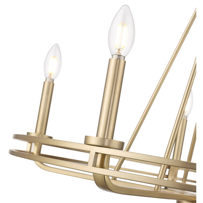 Millennium Lighting Jody 5Lt 27" Chandelier, Vintage Brass
