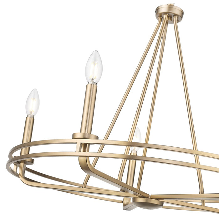 Millennium Lighting Jody 5Lt 27" Chandelier, Vintage Brass