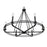 Millennium Lighting Jody 6Lt 33" Chandelier, Black