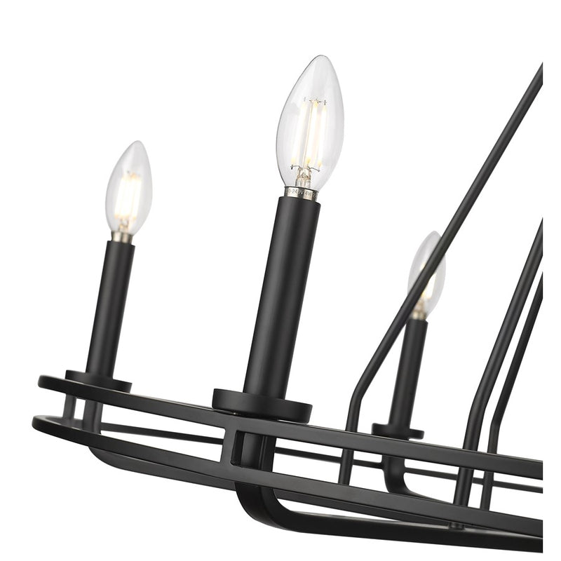 Millennium Lighting Jody 6Lt 33" Chandelier, Black