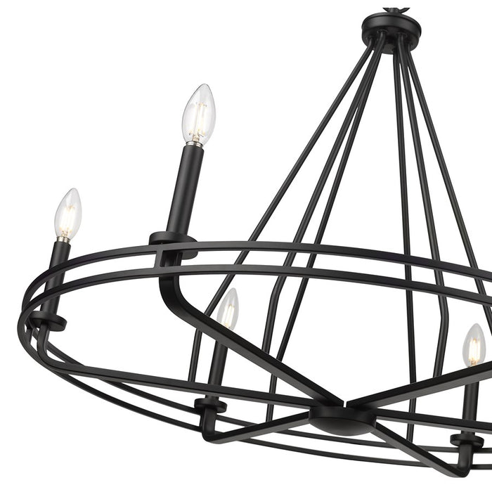 Millennium Lighting Jody 6Lt 33" Chandelier, Black