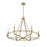 Millennium Lighting Jody 6Lt 33" Chandelier, Vintage Brass - 21606-VB