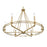 Millennium Lighting Jody 6Lt 33" Chandelier, Vintage Brass