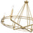 Millennium Lighting Jody 6Lt 33" Chandelier, Vintage Brass