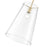 Millennium Lighting Maccan 1Lt 12" Pendant, Vintage Brass/Clear