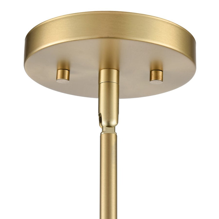 Millennium Lighting Maccan 1Lt 12" Pendant, Vintage Brass/Clear