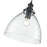 Millennium Lighting Khrisa 1Lt 15" Pendant, Black/Clear Hammered