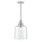 Millennium Lighting Khrisa 1Lt 16" Pendant, BN/Clear Hammered