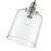 Millennium Lighting Khrisa 1Lt 16" Pendant, BN/Clear Hammered