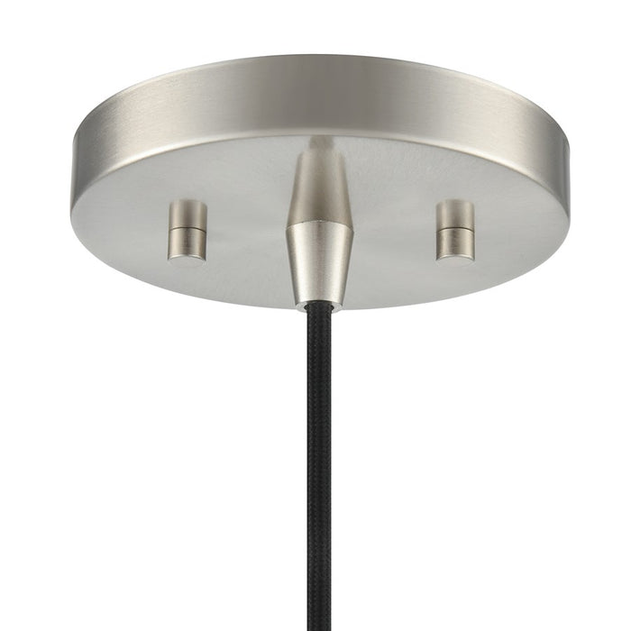 Millennium Lighting Khrisa 1Lt 16" Pendant, BN/Clear Hammered