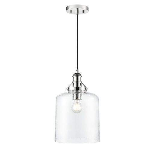 Millennium Lighting Khrisa 1Lt 16" Pendant, PN/Clear Hammered