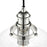 Millennium Lighting Khrisa 1Lt 16" Pendant, PN/Clear Hammered
