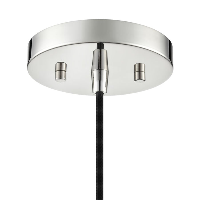 Millennium Lighting Khrisa 1Lt 16" Pendant, PN/Clear Hammered