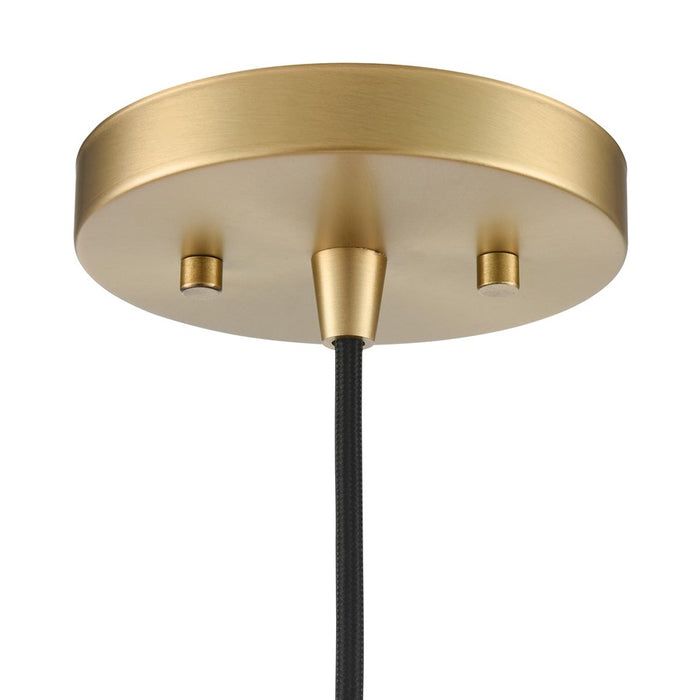 Millennium Lighting Khrisa 1Lt 16" Pendant, Brass/Clear Hammered