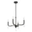 Millennium Lighting Viremont 4 Light Chandelier, Matte Black - 220104-MB