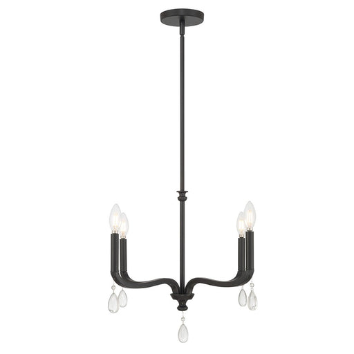 Millennium Lighting Viremont 4 Light Chandelier, Matte Black