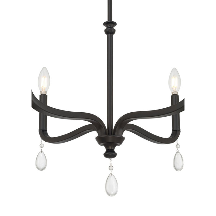 Millennium Lighting Viremont 4 Light Chandelier, Matte Black