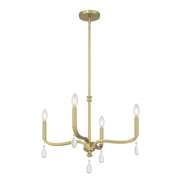 Millennium Lighting Viremont 4Lt Chandelier, Vintage Brass - 220104-VB