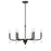 Millennium Lighting Viremont 6 Light Chandelier, Matte Black