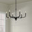 Millennium Lighting Viremont 6 Light Chandelier, Matte Black