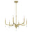 Millennium Lighting Viremont 6Lt Chandelier, Vintage Brass - 220106-VB